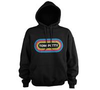 Licenza Ufficiale Tom Petty & Heartbreakers - Logo Retrò Felpa con Cappuccio