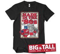 Licenza Ufficiale Transformers - Made IN Il 80s Big&tall 3XL,4XL,5XL Taglie
