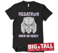 Licenza Ufficiale Transformers Megatron - Show No Mercy Big&tall 3XL,4XL,5XL
