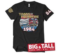 Licenza Ufficiale Transformers Optimus Prime Di 1 984 Big&tall 3XL,4XL,5XL