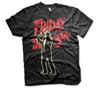 Licenza Ufficiale Venerdì Il 13th- Jason Voorhees 3XL,4XL,5XL Uomo T-Shirt