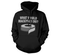 Licenza Ufficiale What Would MacGyver Do Felpa con Cappuccio S-XXL Taglie