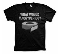 Licenza Ufficiale What Would MacGyver Do Uomo T-SHIRT S-XXL Taglie