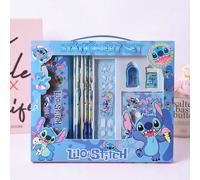 [Licenza ufficiale X Marvel Co-Branded] 1 pezzo Premium Scatola regalo di cancelleria | Disegni di Stitch, Marvel Spider-Man, Frozen Elsa Princess & Pixar Cars, Kit di forniture scolastiche con cernie