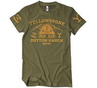 Licenza Ufficiale Yellowstone Capanno Uomo T-SHIRT S-XXL Taglie