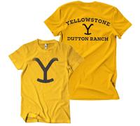 Licenza Ufficiale Yellowstone Dutton Ranch Marca Uomo T-SHIRT S-XXL Taglie
