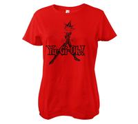 Licenza Ufficiale Yu-Gi-Oh Rosso Contorni Donna