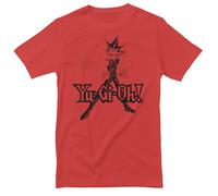 Licenza Ufficiale Yu-Gi-Oh Rosso Contorni T-Shirt