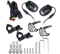 LICHENGTAI 2 fari fendinebbia LED moto per BMW R1200GS F850GS, 40 W 4000 LM aggiuntivi fari anteriori anti nebbia, faretto impermeabile