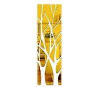 LICHENGTAI Adesivo da Parete a Specchio Adesivi Murali Specchio 3D Modello Albero Removibile Acrilico Specchio Adesivo Parete Specchio Decal per Camere Soffitto Camera da Letto Casa