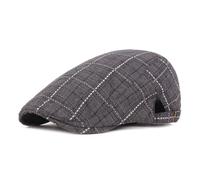 LICHENGTAI Berretto Piatto Basco Piatto Baschi Newsboy Coppola Uomo Cappellino Regolabile Berretto da Strillone Cappello Irlandese Cappelli di Edera Cappello Piatto da Uomo, Taglie 55-60 cm