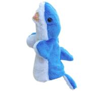 LICHENGTAI Marionette da Mano per Bambini, Marionette a Forma di Animale per Bambini, Include Squalo Lupo Maiale Anatra Coniglio Maiale Rana Panda ecc, Peluche Animali Realistici per Bambini