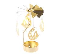 LICHENGTAI Rotary Candela Metallo, Portacandele a Filatura, Carosello Candela Rotante, Portacandele Rotanti per Matrimoni, Decorazioni per la Casa, Regali di Compleanno