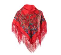 LICHENGTAI Scialle Coprispalle Elegante Donna Stola Cape Mantello Donna Vintage Sciarpa Tradizionale Retrò con Nappa Foulard con Frange per Matrimoni Cerimonia Sposa Festa