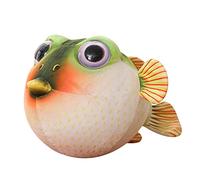 LICHENGTAI Simulazione Peluche Pesce Palla, Peluche Morbido Peluche Puffer Doll, Simpatico Pesce Palla Peluche Cartone Animato Soffice Cuscino Giocattolo per Ragazzi Ragazze