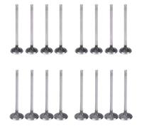 LICHENGTAI Valvola di scarico compatibile con Opel Astra Corsa Meriva 641095, 641364 90529529 Engine Valve Set Intake Exhaust Valves