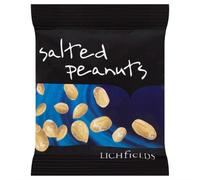 Lichfields Arachidi salate Nuts 50g Caso di 24