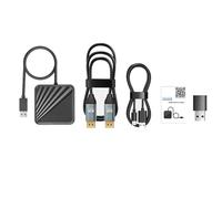 LICHIFIT Adattatore + ricevitore Bluetooth per PS VR2 a computer Windows, kit adattatore PC per PS5 VR2 connettore convertitore con cavo di alimentazione di tipo C e cavo DisplayPort 1.4 HD per