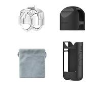 LICHIFIT Copriobiettivo PC Trasparente E Custodia Protettiva In Silicone Per Insta360 X3 Telecamera Panoramica Lens Guard Cover Protezione Fotocamera Soft Shell Housing Accessori Per La Pelle