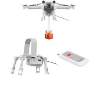 LICHIFIT Drohne Airdrop System Universale per DJI Mini 3 Pro/Mini 3 - Compatibile, Capacità di Carico 200g, Distanza di Controllo 1000m, Grigio Chiaro