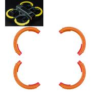 LICHIFIT Elica Guardia Anti-collisione Coperture per DJI AVATA2 Drone Eliche Protector Anello Paraurti Fluorescente Coperture Protettive TPU Skin Accessori