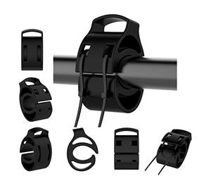 Lichifit - Kit di montaggio universale per orologi sportivi GPS su manubrio per bicicletta, in silicone, per orologio GPS Garmin Forerunner TomTom Polar Suunto