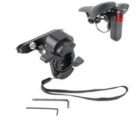 LICHIFIT Supporto per sellino per bicicletta per Garmin Varia RCT716 / RCT715, Radar e fanale posteriore, Angolo regolabile, Lega di alluminio A380, Corda di sicurezza