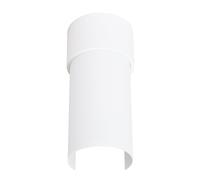 Licht-Erlebnisse Anselm Deckenleuchte Acciaio E27 Bianca IP20 10 cm Flur