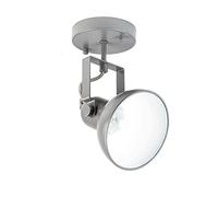 Licht-Erlebnisse DALLAS Compact Plafoniera Spot Antracite E14 Regolabile Vintage Plafoniera Cucina Corridoio