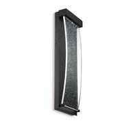 Licht-Erlebnisse Elwin Lampada Parete LED Esterno IP44 Nero Antik 35,7 cm