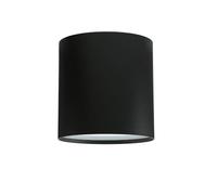 Licht-Erlebnisse Faretto a plafone GU10, faretto a plafone nero, spot a plafone, faretto, Ø12,7 cm, rotondo, piccolo, soggiorno, sala da pranzo, spot, faretto, plafoniera