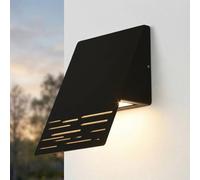 Licht-Erlebnisse Lampada da parete per esterni a LED nera Downlight L: 15 cm IP44 quadrata 3000 K luce bianca calda 550 lm vetro alluminio moderna lampada da parete per esterni