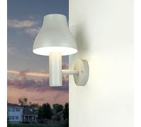 Licht-Erlebnisse Lampada LED da parete in alluminio per esterni in argento IP44 680 lm 3000 K lampada da parete decorativa per casa giardino esterno