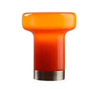 Licht-Erlebnisse Tischleuchte In Vetro Arancione Moderno E14 H:19 cm