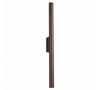 Licht-Erlebnisse Up Down Wandleuchte Petera Acciaio Marrone G9 50 cm