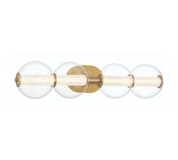 Licht-Erlebnisse Wandleuchte LED Bagno Oro IP44 3000 K 75.6 cm