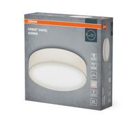 Licht-Erlebnisse Zaresad Deckenleuchte Beige E27, L 40 cm, IP20