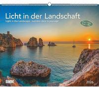 Licht in der Landschaft 2026 - Wandkalender 60,0 x 50,0 cm - Spiralbindung: Light in the Landscape · Lumière dans le paysage