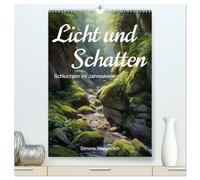 Licht und Schatten - Schluchten im Jahreskreis (hochwertiger Premium Wandkalender 2026 DIN A2 hoch), Kunstdruck in Hochglanz: Magischer Schluchtenkalender - Zwölf Monate malerische Poesie