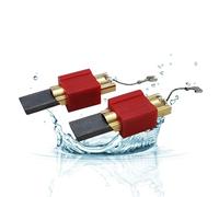LICHTBLAU 2 pezzi di olio motore con supporti e filtri dell'olio per lavatrici Miele e lavatrici 4297410 4297411 4297412 4297413 4297414 ad esempio Serie W800er