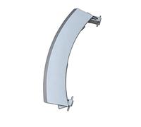 Lichtblau Maniglia per oblò con assi argento per Bosch Siemens 00648581 00751783 I Maniglia di plastica per lavatrici e asciugatrici I Pezzi di ricambio per lavatrici e asciugatrici Bosch