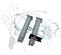 LICHTBLAU Molle per cerniera porta 130 mm x 23 mm + tiranti 315 mm | 00754869 | Codice colore nero | Molle per porta lavastoviglie | Ricambi per Neff, Constructa, Siemens, Balay e Bosch