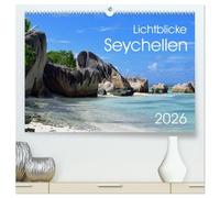 Lichtblicke - Seychellen (hochwertiger Premium Wandkalender 2026 DIN A2 quer), Kunstdruck in Hochglanz: Die Seychellen - der perfekten Ort, ein Stück vom Paradies kennenzulernen.