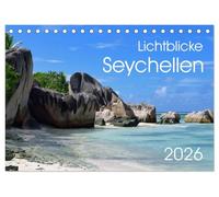 Lichtblicke - Seychellen (Tischkalender 2026 DIN A5 quer), CALVENDO Monatskalender: Die Seychellen - der perfekten Ort, ein Stück vom Paradies kennenzulernen.