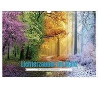Lichterzauber im Wald (Wandkalender 2027 DIN A3 quer), CALVENDO Monatskalender