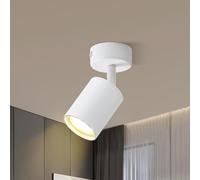 Lichtmaler Lampadario Faretti Parete Interno Lampada da Soffitto Bianca | Orientabili GU10 Illuminazione Faretti Bagno Soggiorno Cucina Salotto Corridoio, Lampadina Non Inclusa