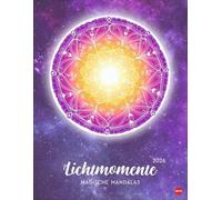 Lichtmomente Posterkalender 2026 - Magische Mandalas: Farbenfroher Wandkalender im Format 34 x 44 cm für inspirierende Augenblicke und Gelassenheit im Alltag. Achtsamkeits-Kalender
