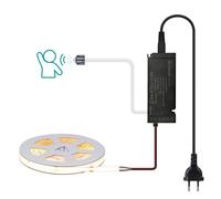 lichtvoll Striscia LED con sensore di movimento, 3 m, bianco caldo, 36 W, lampada da incasso per cucina e pannelli acustici