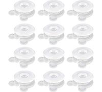 LICHUANUK 12 Pezzi Ferma Piumino e Copripiumino, Bianco Clip per Piumino Multifunzionale Lenzuola Piumone Clip Antiscivolo Copripiumino Clip per Trapunta per Fermare Piumini Copri Piumino