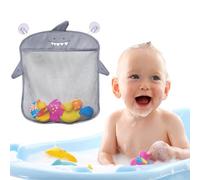 LICHUANUK Bath Rete Giocattolo,Rete Giocattolo per Vasca,Organizzatore Giocattoli Bagno Borsa Sacca Rete Portaoggetti da Appendere Immagazzinaggio del Giocattolo del Bagno,grigio